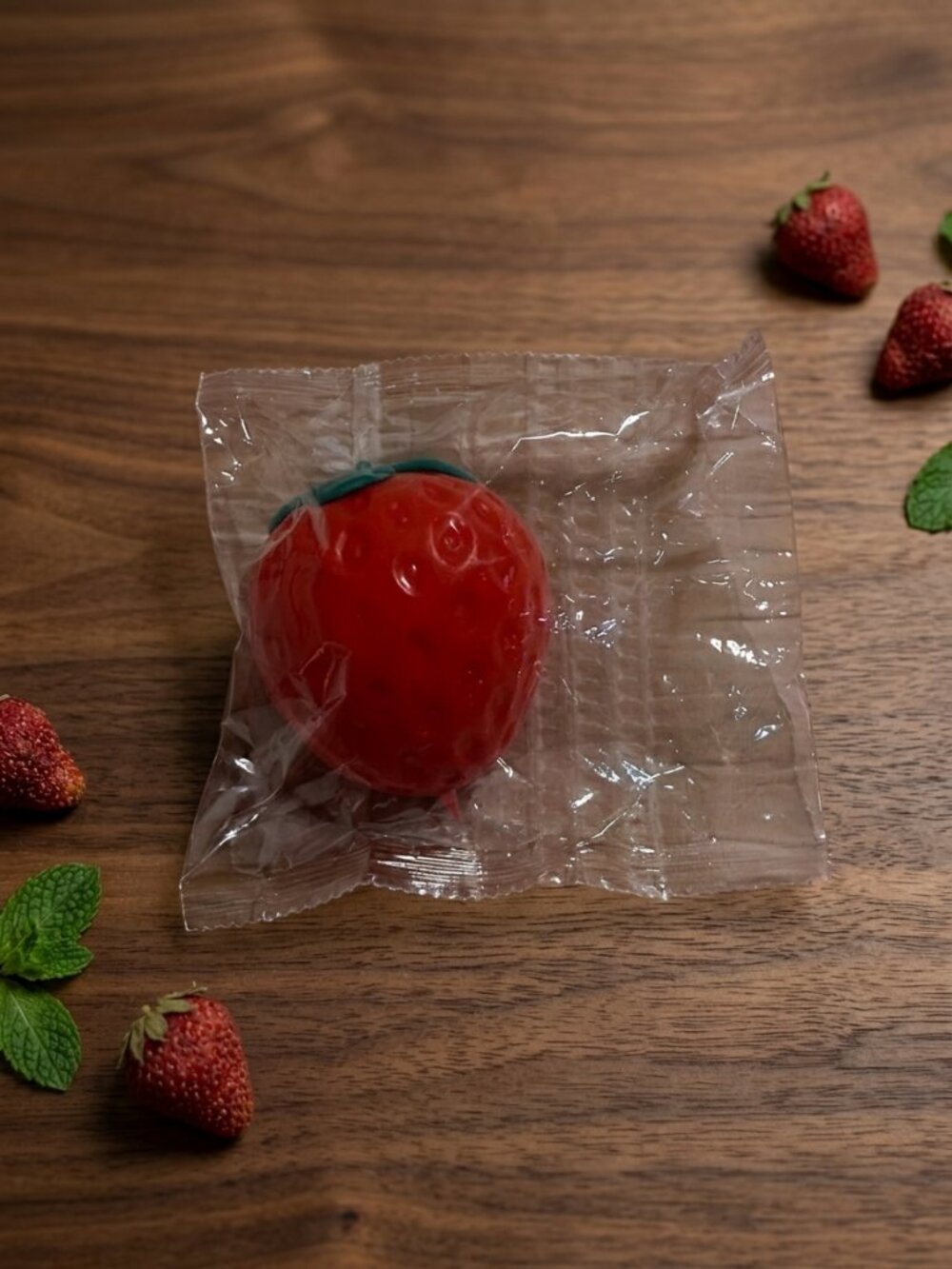 Red Strawberry Trending Squishy Toy